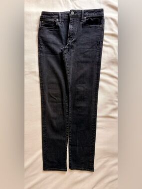 American Eagle Outfitters Men's Slim Straight Black Jeans